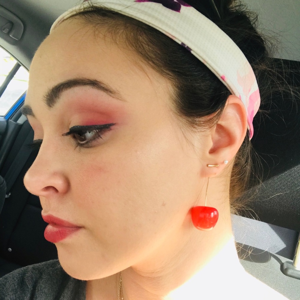 🎉HP 6/1🎉 NWT cherry fruit earrings - Picture 2 of 4